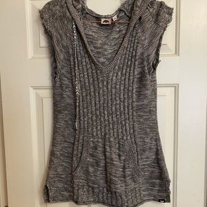 Roxy hooded sweater vest.